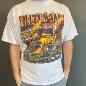 Wod of outlaws Mens racing T-shirt